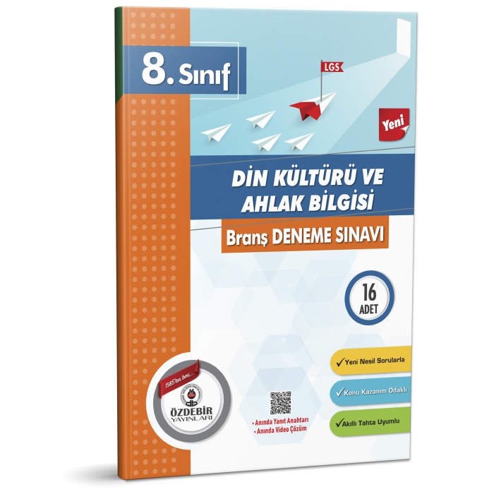 ÖZDEBİR YAYINLARI 8.SINIF DİN KÜLT.VE AHL. BİLG. BRANŞ DENEME SINAVI