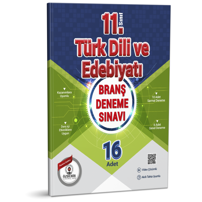 ÖZDEBİR YAYINLARI 11. S. BRANŞ DENEME SINAVI TÜRK DİLİ VE EDEBİYATI (15 Test)