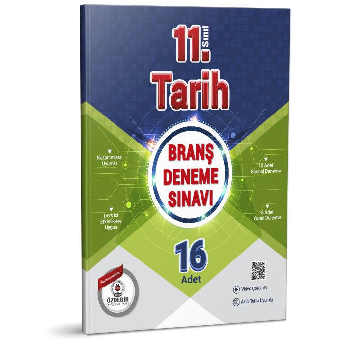ÖZDEBİR YAYINLARI 11. S. BRANŞ DENEME SINAVI TARİH (16 Test)
