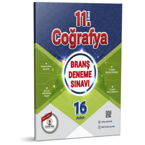 ÖZDEBİR YAYINLARI 11. S. BRANŞ DENEME SINAVI COĞRAFYA (16 Test)