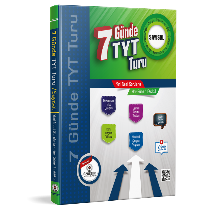 ÖZDEBİR YAYINLARI TYT- 7 GÜNDE TYT TURU SAYISAL KİTABI