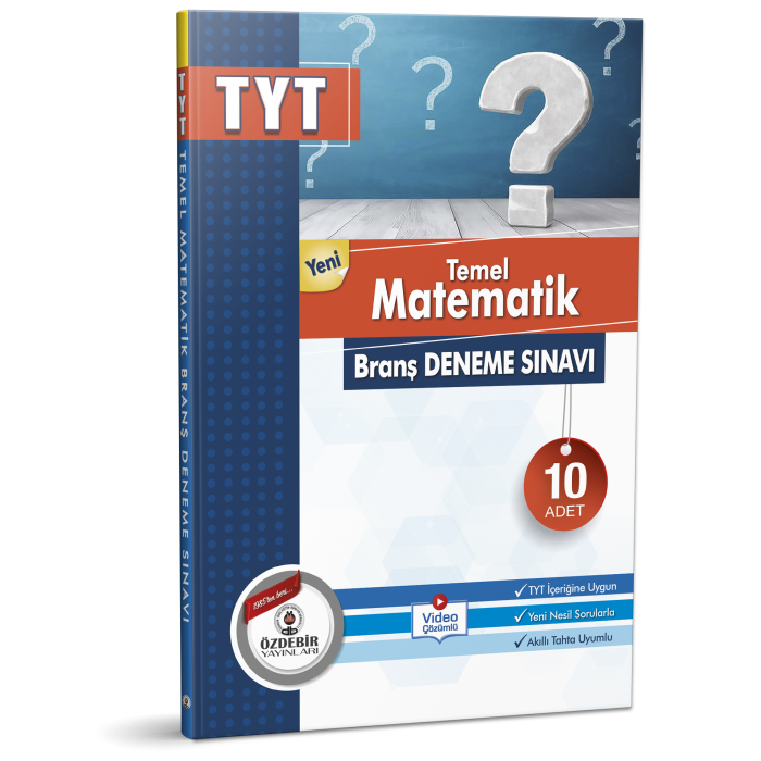 ÖZDEBİR YAYINLARI TYT TEMEL MATEMATİK BRANŞ DENEME SINAVI (10 ADET)