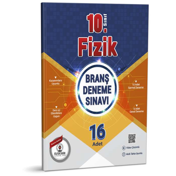 ÖZDEBİR YAYINLARI 10. S. BRANŞ DENEME SINAVI FİZİK (16 Test)