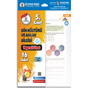 ÖZDEBİR YAYINLARI 5. S. DİN K. AHLAK B. TEST KİTABI