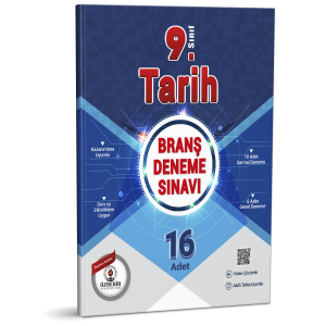 ÖZDEBİR YAYINLARI 9. S. BRANŞ DENEME SINAVI TARİH KİTABI