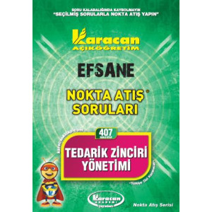 (407 Kodlu Kitap) Tedarik Zinciri Yönetimi Nokta Atış Soruları