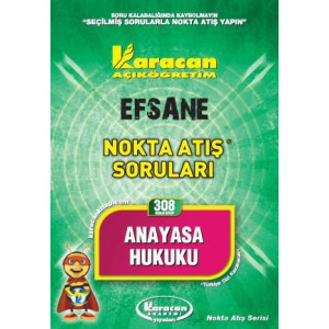 (308 Kodlu Kitap) Anayasa Hukuku Nokta Atış Soruları