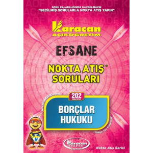 (202 Kodlu Kitap) Borçlar Hukuku Nokta Atış Soruları