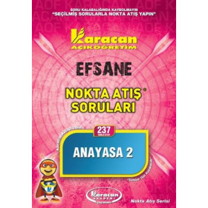 (237 Kodlu Kitap) Anayasa - 2 Nokta Atış Soruları