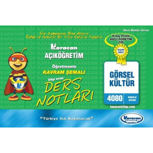 (4080 Kodlu Kitap)* Görsel Kültür Kavram şemalı ders notları