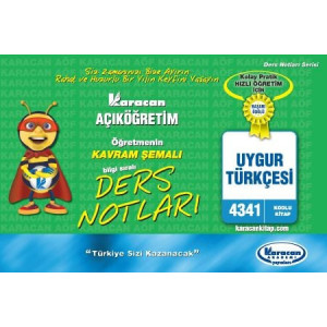 (4341 Kodlu Kitap)* Uygur Türkçesi Kavram şemalı ders notları
